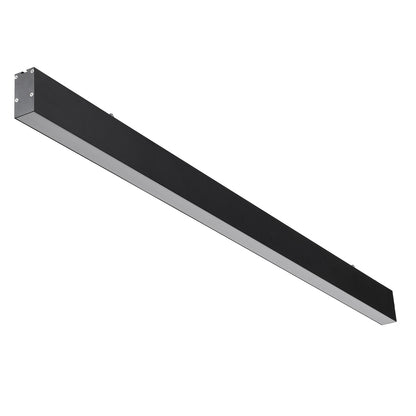 FELIX 61028-S Γραμμικό Φωτιστικό Οροφής Linear LED CCT 54W 6500lm 120° AC 220-240V Μ120 x Π3.5 x Υ7cm - Εναλλαγή Φωτισμού μέσω Τηλεχειριστηρίου All In One Ψυχρό 6000k+Φυσικό 4500k+Θερμό 2700k Dimmable - Μαύρο