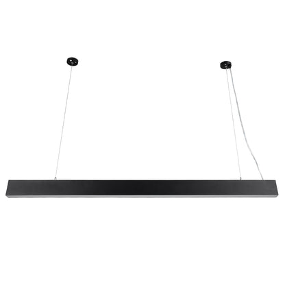 FELIX 61028-P Γραμμικό Κρεμαστό Φωτιστικό Linear LED CCT 54W 6500lm 120° AC 220-240V Μ120 x Π3.5 x Υ7cm - Εναλλαγή Φωτισμού μέσω Τηλεχειριστηρίου All In One Ψυχρό 6000k+Φυσικό 4500k+Θερμό 2700k Dimmable - Μαύρο