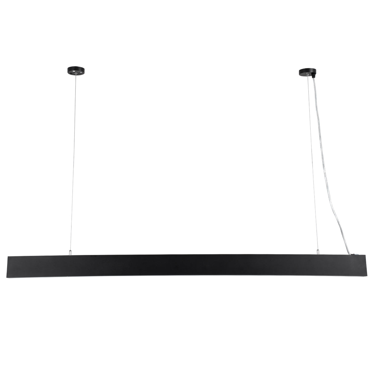 FELIX 61028-P Γραμμικό Κρεμαστό Φωτιστικό Linear LED CCT 54W 6500lm 120° AC 220-240V Μ120 x Π3.5 x Υ7cm - Εναλλαγή Φωτισμού μέσω Τηλεχειριστηρίου All In One Ψυχρό 6000k+Φυσικό 4500k+Θερμό 2700k Dimmable - Μαύρο