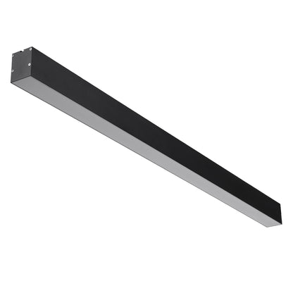 ORION 61030-S Γραμμικό Φωτιστικό Οροφής Linear LED CCT 72W 8600lm 120° AC 220-240V Μ120 x Π5.5 x Υ7cm - Εναλλαγή Φωτισμού μέσω Τηλεχειριστηρίου All In One Ψυχρό 6000k+Φυσικό 4500k+Θερμό 2700k Dimmable - Μαύρο