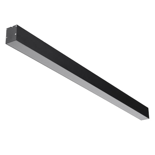 ORION 61030-S Γραμμικό Φωτιστικό Οροφής Linear LED CCT 72W 8600lm 120° AC 220-240V Μ120 x Π5.5 x Υ7cm - Εναλλαγή Φωτισμού μέσω Τηλεχειριστηρίου All In One Ψυχρό 6000k+Φυσικό 4500k+Θερμό 2700k Dimmable - Μαύρο