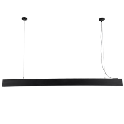 ORION 61030-P Γραμμικό Κρεμαστό Φωτιστικό Linear LED CCT 72W 8600lm 120° AC 220-240V Μ120 x Π5.5 x Υ7cm - Εναλλαγή Φωτισμού μέσω Τηλεχειριστηρίου All In One Ψυχρό 6000k+Φυσικό 4500k+Θερμό 2700k Dimmable - Μαύρο