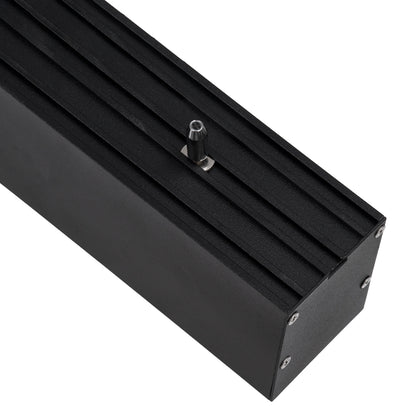 ORION 61030-S Γραμμικό Φωτιστικό Οροφής Linear LED CCT 72W 8600lm 120° AC 220-240V Μ120 x Π5.5 x Υ7cm - Εναλλαγή Φωτισμού μέσω Τηλεχειριστηρίου All In One Ψυχρό 6000k+Φυσικό 4500k+Θερμό 2700k Dimmable - Μαύρο