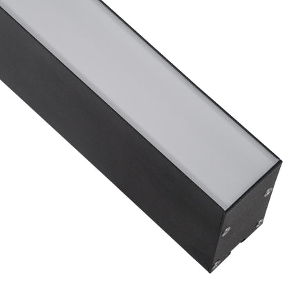 ORION 61030-P Γραμμικό Κρεμαστό Φωτιστικό Linear LED CCT 72W 8600lm 120° AC 220-240V Μ120 x Π5.5 x Υ7cm - Εναλλαγή Φωτισμού μέσω Τηλεχειριστηρίου All In One Ψυχρό 6000k+Φυσικό 4500k+Θερμό 2700k Dimmable - Μαύρο