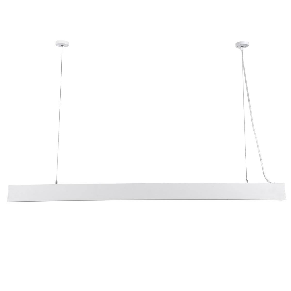 ORION 61031-P Γραμμικό Κρεμαστό Φωτιστικό Linear LED CCT 72W 8600lm 120° AC 220-240V Μ120 x Π5.5 x Υ7cm - Εναλλαγή Φωτισμού μέσω Τηλεχειριστηρίου All In One Ψυχρό 6000k+Φυσικό 4500k+Θερμό 2700k Dimmable - Λευκό