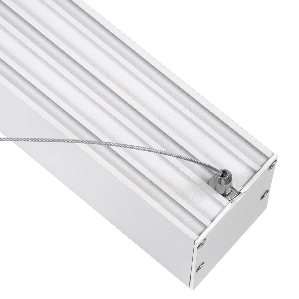 ORION 61031-P Γραμμικό Κρεμαστό Φωτιστικό Linear LED CCT 72W 8600lm 120° AC 220-240V Μ120 x Π5.5 x Υ7cm - Εναλλαγή Φωτισμού μέσω Τηλεχειριστηρίου All In One Ψυχρό 6000k+Φυσικό 4500k+Θερμό 2700k Dimmable - Λευκό