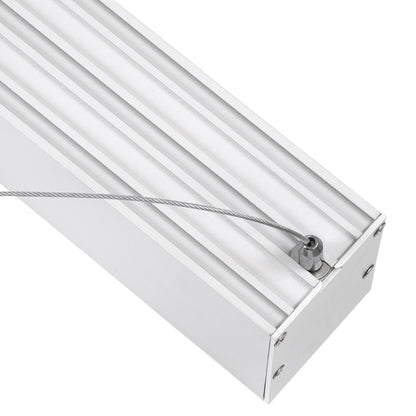 ORION 61031-P Γραμμικό Κρεμαστό Φωτιστικό Linear LED CCT 72W 8600lm 120° AC 220-240V Μ120 x Π5.5 x Υ7cm - Εναλλαγή Φωτισμού μέσω Τηλεχειριστηρίου All In One Ψυχρό 6000k+Φυσικό 4500k+Θερμό 2700k Dimmable - Λευκό
