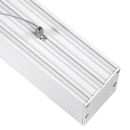 ORION 61031-P Γραμμικό Κρεμαστό Φωτιστικό Linear LED CCT 72W 8600lm 120° AC 220-240V Μ120 x Π5.5 x Υ7cm - Εναλλαγή Φωτισμού μέσω Τηλεχειριστηρίου All In One Ψυχρό 6000k+Φυσικό 4500k+Θερμό 2700k Dimmable - Λευκό