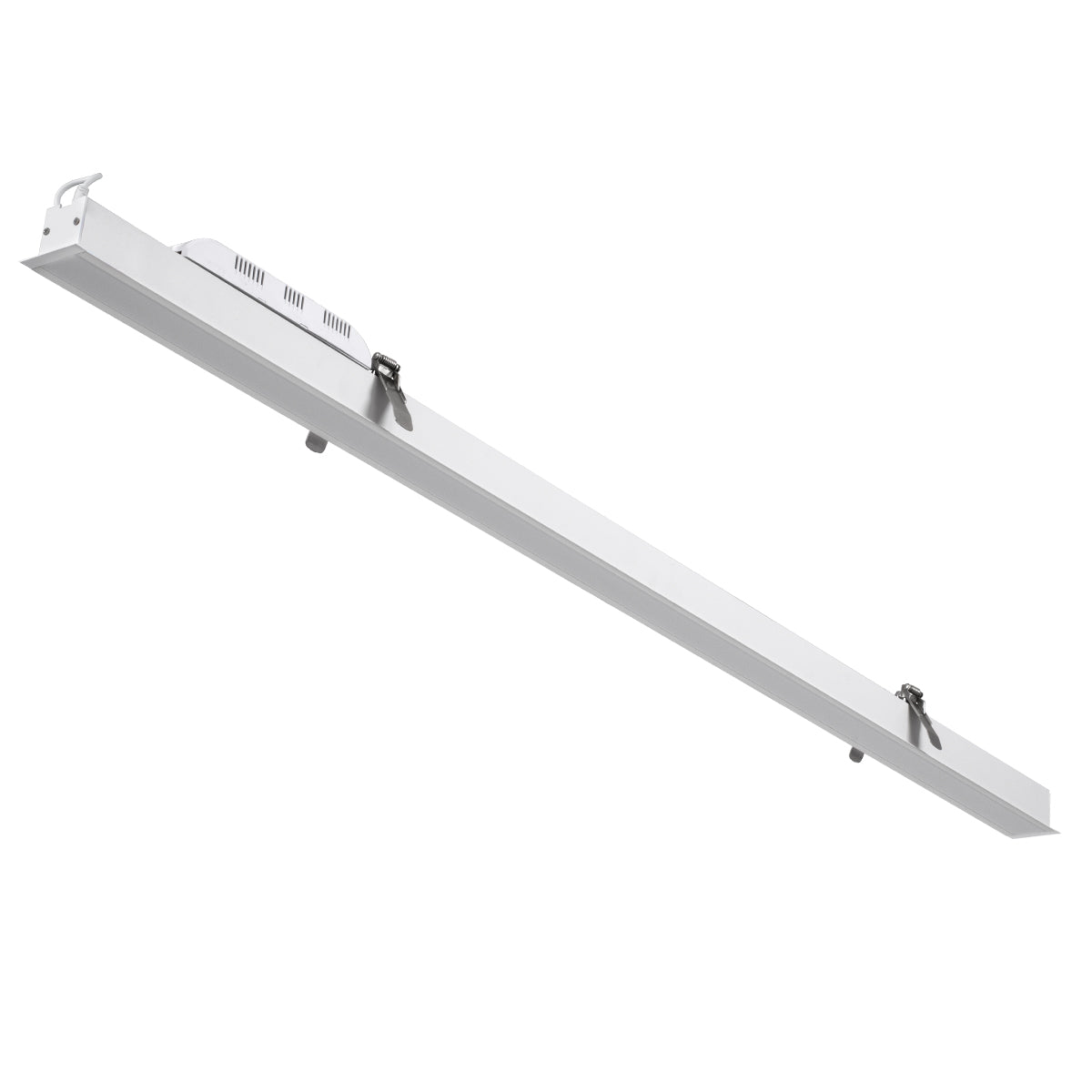 LUCA 61033 Γραμμικό Χωνευτό Φωτιστικό Linear LED CCT 54W 6500lm 120° AC 220-240V Μ121.5 x Π5 x Υ4cm - Εναλλαγή Φωτισμού μέσω Τηλεχειριστηρίου All In One Ψυχρό 6000k+Φυσικό 4500k+Θερμό 2700k Dimmable - Λευκό