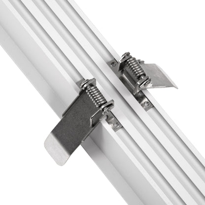 LUCA 61033 Γραμμικό Χωνευτό Φωτιστικό Linear LED CCT 54W 6500lm 120° AC 220-240V Μ121.5 x Π5 x Υ4cm - Εναλλαγή Φωτισμού μέσω Τηλεχειριστηρίου All In One Ψυχρό 6000k+Φυσικό 4500k+Θερμό 2700k Dimmable - Λευκό