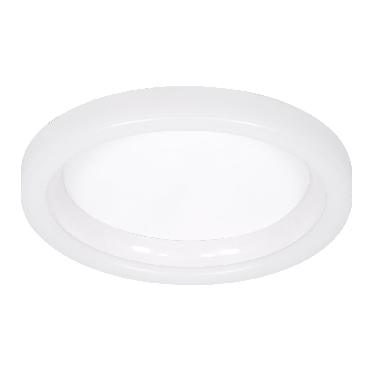 ARIANA 61035 Πλαφονιέρα Οροφής Κύκλος LED CCT 55W 6376lm 120° AC 220-240V - Εναλλαγή Φωτισμού μέσω Τηλεχειριστηρίου All In One Ψυχρό Λευκό 6000k+Φυσικό Λευκό 4500k+Θερμό Λευκό 2700k Dimmable Φ48cm - Λευκό