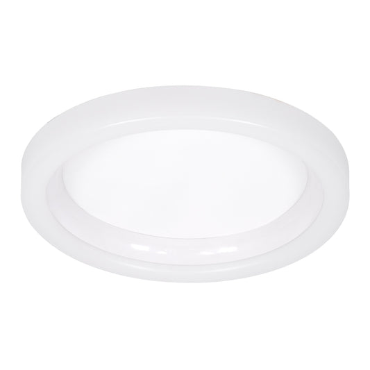 ARIANA 61035 Πλαφονιέρα Οροφής Κύκλος LED CCT 55W 6376lm 120° AC 220-240V - Εναλλαγή Φωτισμού μέσω Τηλεχειριστηρίου All In One Ψυχρό Λευκό 6000k+Φυσικό Λευκό 4500k+Θερμό Λευκό 2700k Dimmable Φ48cm - Λευκό