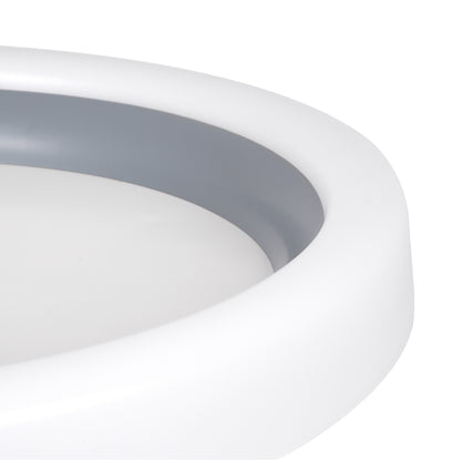 ARIANA 61036 Πλαφονιέρα Οροφής Κύκλος LED CCT 55W 6376lm 120° AC 220-240V - Εναλλαγή Φωτισμού μέσω Τηλεχειριστηρίου All In One Ψυχρό Λευκό 6000k+Φυσικό Λευκό 4500k+Θερμό Λευκό 2700k Dimmable Φ48cm - Ανθρακί