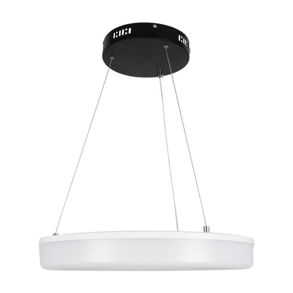 ARIANA 61037 Κρεμαστή Πλαφονιέρα Οροφής Κύκλος LED CCT 55W 6376lm 120° AC 220-240V - Εναλλαγή Φωτισμού μέσω Τηλεχειριστηρίου All In One Ψυχρό Λευκό 6000k+Φυσικό Λευκό 4500k+Θερμό Λευκό 2700k Dimmable Φ48cm - Μαύρο