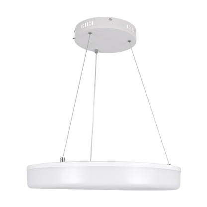 ARIANA 61038 Κρεμαστή Πλαφονιέρα Οροφής Κύκλος LED CCT 55W 6376lm 120° AC 220-240V - Εναλλαγή Φωτισμού μέσω Τηλεχειριστηρίου All In One Ψυχρό Λευκό 6000k+Φυσικό Λευκό 4500k+Θερμό Λευκό 2700k Dimmable Φ48cm - Λευκό