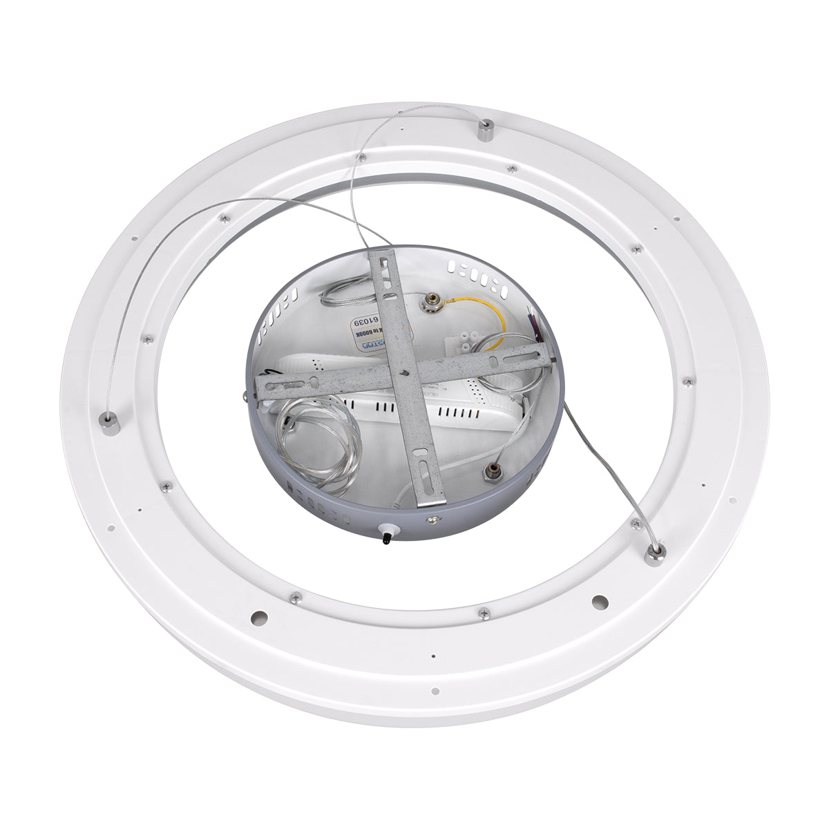 ARIANA 61039 Κρεμαστή Πλαφονιέρα Οροφής Κύκλος LED CCT 55W 6376lm 120° AC 220-240V - Εναλλαγή Φωτισμού μέσω Τηλεχειριστηρίου All In One Ψυχρό Λευκό 6000k+Φυσικό Λευκό 4500k+Θερμό Λευκό 2700k Dimmable Φ48cm - Ανθρακί