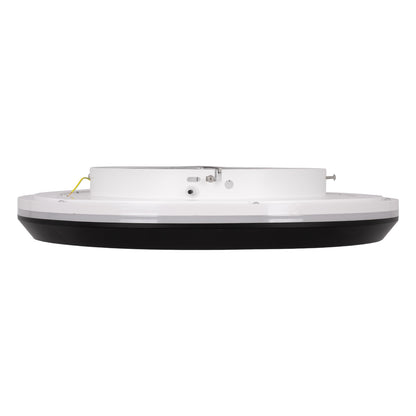 MELINA 61040 Πλαφονιέρα Οροφής Κύκλος LED CCT 55W 6376lm 120° AC 220-240V - Εναλλαγή Φωτισμού μέσω Τηλεχειριστηρίου All In One Ψυχρό Λευκό 6000k+Φυσικό Λευκό 4500k+Θερμό Λευκό 2700k Dimmable Φ48cm - Μαύρο