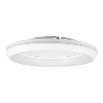 MELINA 61041 Πλαφονιέρα Οροφής Κύκλος LED CCT 55W 6376lm 120° AC 220-240V - Εναλλαγή Φωτισμού μέσω Τηλεχειριστηρίου All In One Ψυχρό Λευκό 6000k+Φυσικό Λευκό 4500k+Θερμό Λευκό 2700k Dimmable Φ48cm - Λευκό