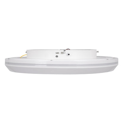 MELINA 61041 Πλαφονιέρα Οροφής Κύκλος LED CCT 55W 6376lm 120° AC 220-240V - Εναλλαγή Φωτισμού μέσω Τηλεχειριστηρίου All In One Ψυχρό Λευκό 6000k+Φυσικό Λευκό 4500k+Θερμό Λευκό 2700k Dimmable Φ48cm - Λευκό