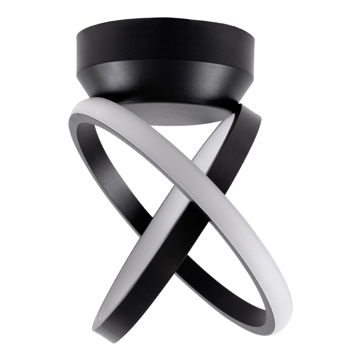 AMELIA 61052 Μοντέρνο Φωτιστικό Οροφής LED 20W 2400lm 300° AC 220-240V IP20 Ρυθμιζόμενο Λευκό CCT με On/Off 2700K/4500K/6000K - Lumileds SMD Chip - Μαύρο Ματ - Μ24.5 x Π16 x Υ25