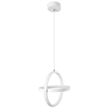 ALICE 61056 Κρεμαστό Φωτιστικό Οροφής Design LED CCT 20W 2400lm 300° AC 220-240V - Εναλλαγή Φωτισμού μέσω Διακόπτη On/Off All In One Ψυχρό 6000k+Φυσικό 4500k+Θερμό 2700k Μ25 x Π22 x Υ25cm - Λευκό