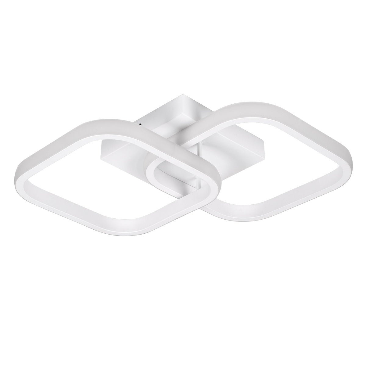NORA 61062 Μοντέρνο Φωτιστικό Οροφής LED 22W 2640lm 300° AC 220-240V IP20 Ρυθμιζόμενο Λευκό CCT με On/Off 2700K/4500K/6000K - Lumileds SMD Chip - Λευκό Ματ - Μ40 x Π24 x Υ7