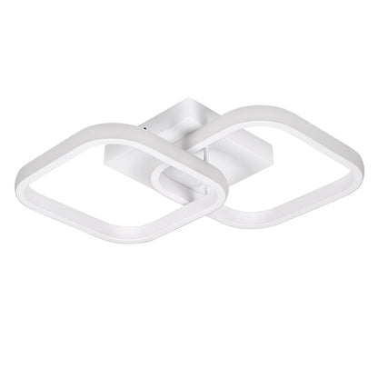 NORA 61062 Μοντέρνο Φωτιστικό Οροφής LED 22W 2640lm 300° AC 220-240V IP20 Ρυθμιζόμενο Λευκό CCT με On/Off 2700K/4500K/6000K - Lumileds SMD Chip - Λευκό Ματ - Μ40 x Π24 x Υ7