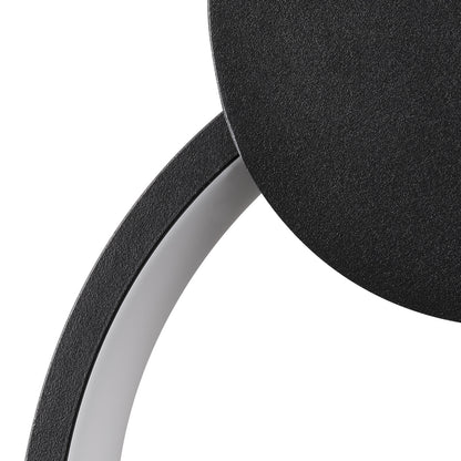 CYCLOS 61073 Κρεμαστό Φωτιστικό Οροφής Design LED CCT 9W 1080lm 300° AC 220-240V - Εναλλαγή Φωτισμού μέσω Διακόπτη On/Off All In One Ψυχρό 6000k+Φυσικό 4500k+Θερμό 2700k Μ21 x Π2.3 x Υ26.5cm - Μαύρο