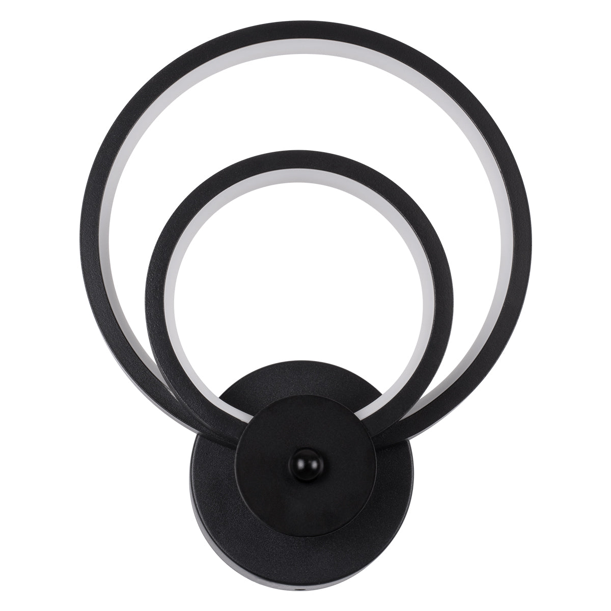 FREDDIE 61076 Φωτιστικό Τοίχου - Απλίκα Design LED CCT 15W 1800lm 300° AC 220-240V - Εναλλαγή Φωτισμού μέσω Διακόπτη On/Off All In One Ψυχρό 6000k+Φυσικό 4500k+Θερμό 2700k Μ20 x Π7.5 x Υ25cm - Μαύρο