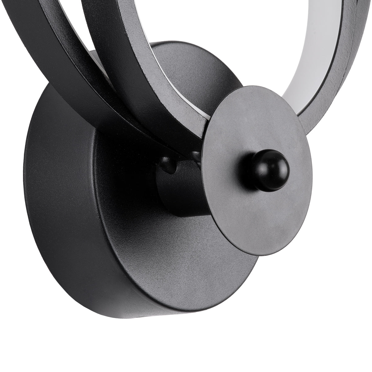 FREDDIE 61076 Φωτιστικό Τοίχου - Απλίκα Design LED CCT 15W 1800lm 300° AC 220-240V - Εναλλαγή Φωτισμού μέσω Διακόπτη On/Off All In One Ψυχρό 6000k+Φυσικό 4500k+Θερμό 2700k Μ20 x Π7.5 x Υ25cm - Μαύρο