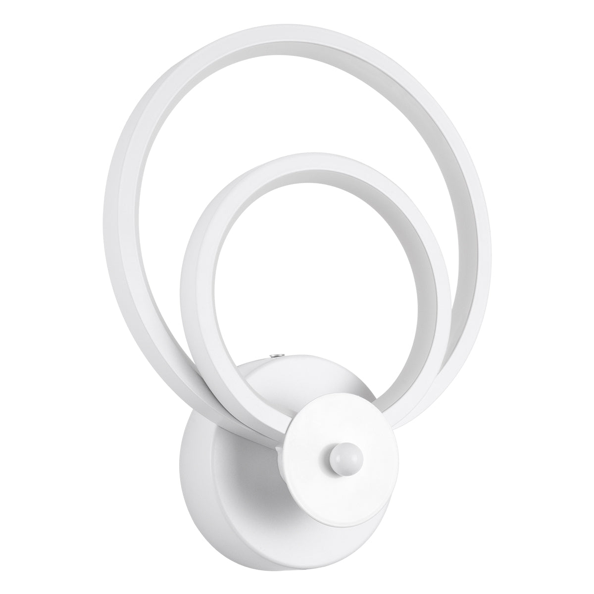 FREDDIE 61077 Φωτιστικό Τοίχου - Απλίκα Design LED CCT 15W 1800lm 300° AC 220-240V - Εναλλαγή Φωτισμού μέσω Διακόπτη On/Off All In One Ψυχρό 6000k+Φυσικό 4500k+Θερμό 2700k Μ20 x Π7.5 x Υ25cm - Λευκό