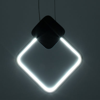 MARY 61083 Κρεμαστό Φωτιστικό Οροφής Design LED CCT 12W 1440lm 300° AC 220-240V - Εναλλαγή Φωτισμού μέσω Διακόπτη On/Off All In One Ψυχρό 6000k+Φυσικό 4500k+Θερμό 2700k Μ20 x Π2.3 x Υ28.5cm - Λευκό