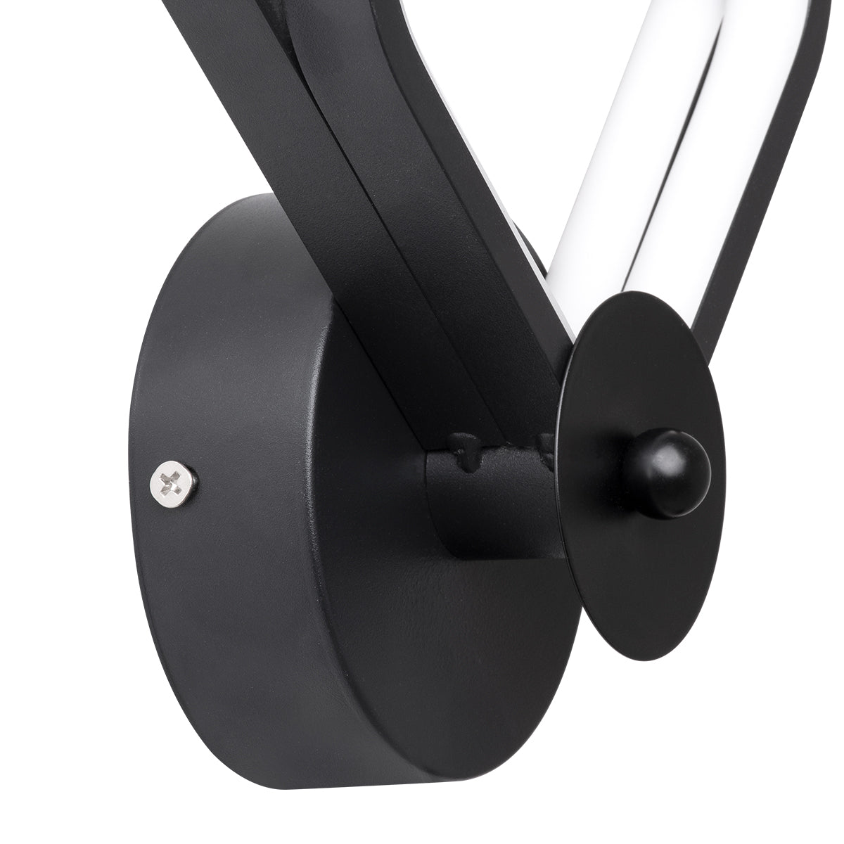 ANNA 61085 Φωτιστικό Τοίχου - Απλίκα Design LED CCT 15W 1800lm 300° AC 220-240V - Εναλλαγή Φωτισμού μέσω Διακόπτη On/Off All In One Ψυχρό 6000k+Φυσικό 4500k+Θερμό 2700k Μ25 x Π8 x Υ30cm - Μαύρο