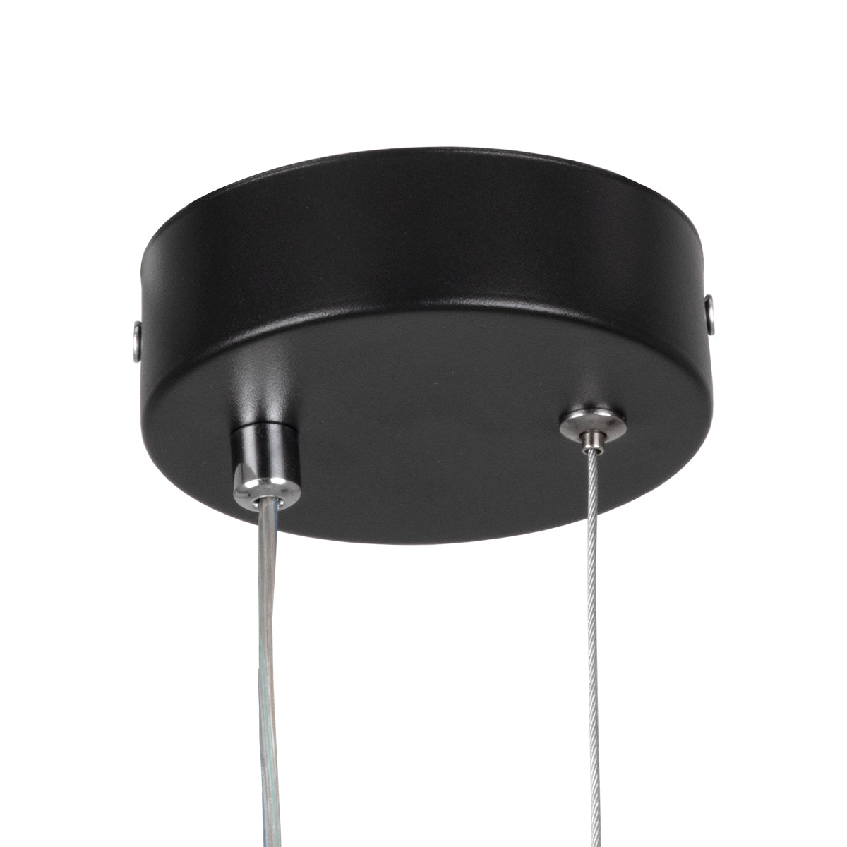 ILDI 61088 Κρεμαστό Φωτιστικό Οροφής Design LED CCT 12W 1440lm 300° AC 220-240V - Εναλλαγή Φωτισμού μέσω Διακόπτη On/Off All In One Ψυχρό 6000k+Φυσικό 4500k+Θερμό 2700k Μ10 x Π2.3 x Υ38cm - Μαύρο