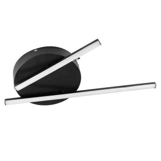 DRACO 61091 Μοντέρνο Φωτιστικό Οροφής LED 36W 4428lm 120° AC 220-240V IP20 Ρυθμιζόμενο Λευκό CCT με Χειριστήριο από 2700K έως 6000K Dimmable - Lumileds SMD Chip - Μαύρο Ματ - Μ50 x Π50 x Υ6