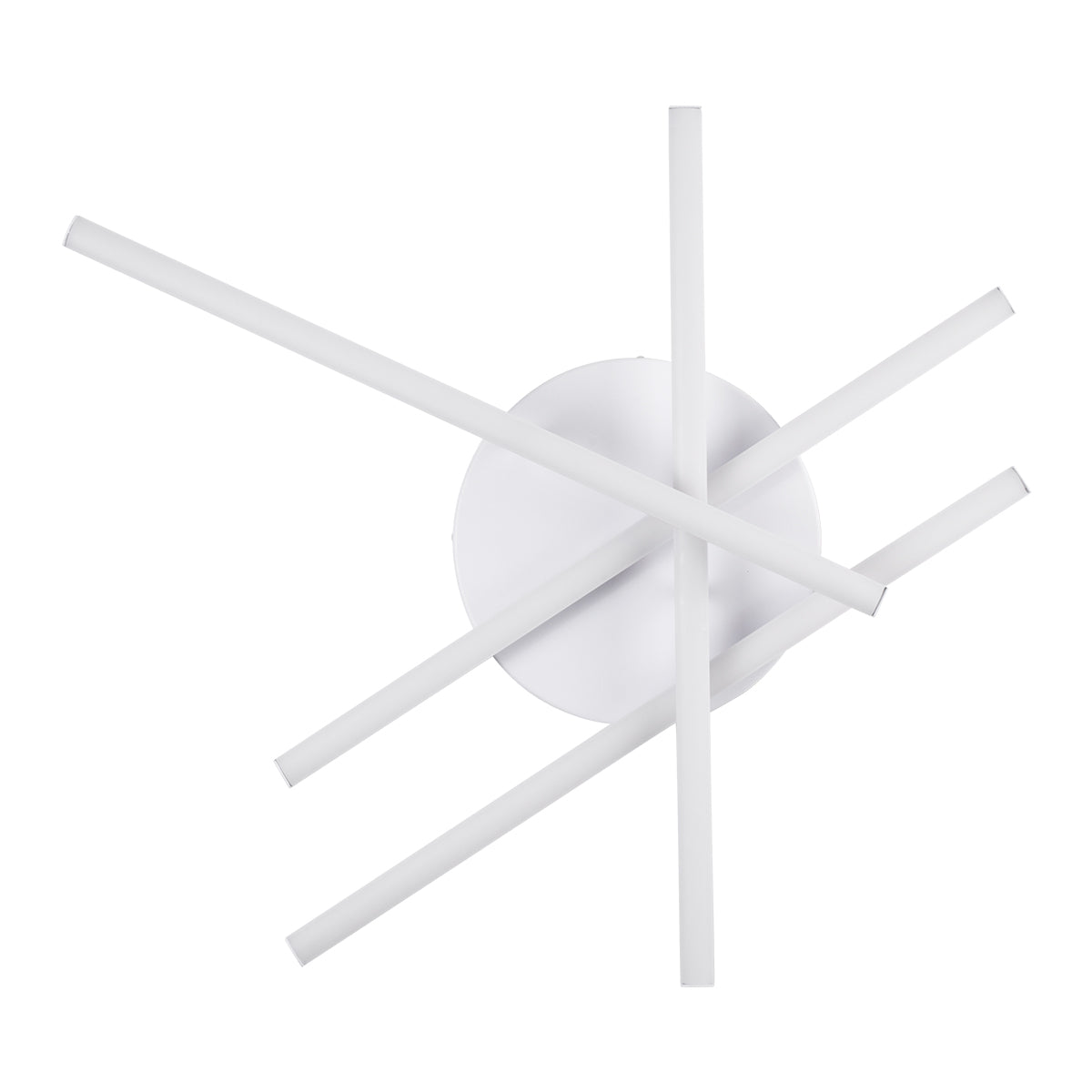 DRACO 61096 Μοντέρνο Φωτιστικό Οροφής LED 60W 7380lm 120° AC 220-240V IP20 Ρυθμιζόμενο Λευκό CCT με Χειριστήριο από 2700K έως 6000K Dimmable - Lumileds SMD Chip - Λευκό Ματ - Μ60 x Π60 x Υ11cm