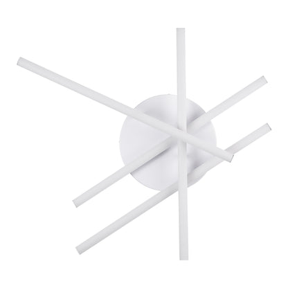 DRACO 61096 Μοντέρνο Φωτιστικό Οροφής LED 60W 7380lm 120° AC 220-240V IP20 Ρυθμιζόμενο Λευκό CCT με Χειριστήριο από 2700K έως 6000K Dimmable - Lumileds SMD Chip - Λευκό Ματ - Μ60 x Π60 x Υ11cm