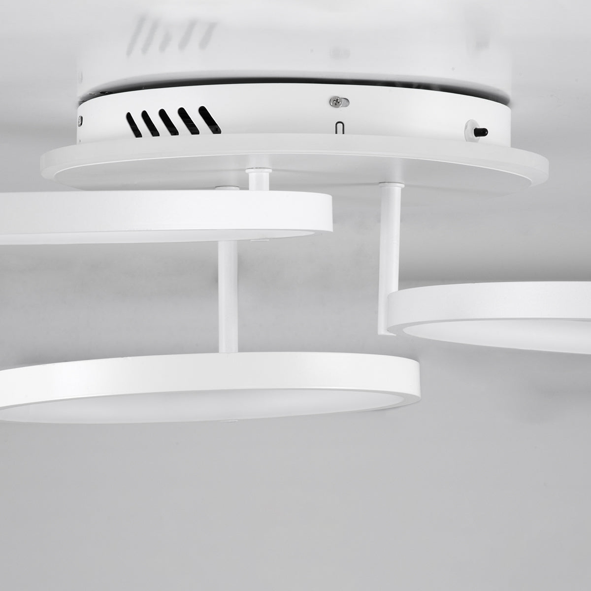 NEMESIS 61109 Φωτιστικό Οροφής Δαχτυλίδι-Κύκλος LED CCT 98W 11858lm 360° AC 220-240V - Εναλλαγή Φωτισμού μέσω Τηλεχειριστηρίου All In One Ψυχρό 6000k+Φυσικό 4500k+Θερμό 2700k Dimmable Φ25+35+45cm+BackLight - Λευκό