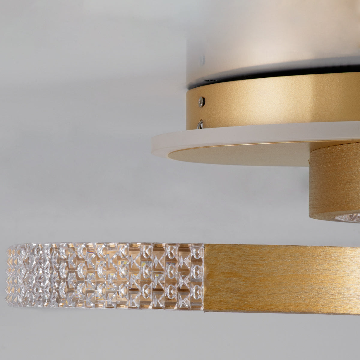 DIAMOND 61113 Φωτιστικό Οροφής Δαχτυλίδι-Κύκλος LED CCT 67W 8078lm 360° AC 220-240V - Εναλλαγή Φωτισμού μέσω Τηλεχειριστηρίου All In One Ψυχρό 6000k+Φυσικό 4500k+Θερμό 2700k Dimmable Φ30+40cm+BackLight - Χρυσό Βούρτσας