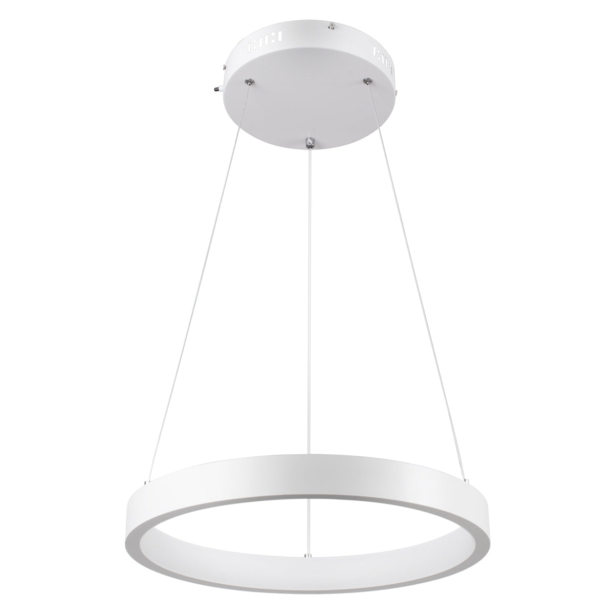 NEMESIS 61156 Μοντέρνο Κρεμαστό Φωτιστικό Οροφής LED 30W 3513lm 360° AC 220-240V IP20 Ρυθμιζόμενο Λευκό CCT με Χειριστήριο από 2700K έως 6000K Dimmable - Lumileds SMD Chip - Λευκό Ματ - Μ40 x Π40 x Υ4