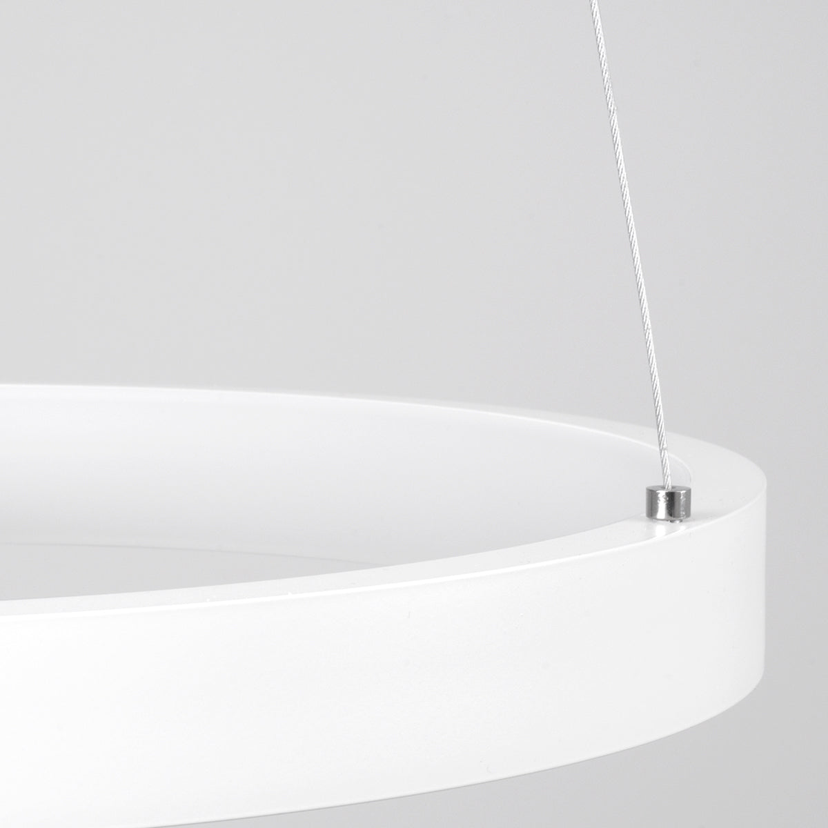 NEMESIS 61156 Μοντέρνο Κρεμαστό Φωτιστικό Οροφής LED 30W 3513lm 360° AC 220-240V IP20 Ρυθμιζόμενο Λευκό CCT με Χειριστήριο από 2700K έως 6000K Dimmable - Lumileds SMD Chip - Λευκό Ματ - Μ40 x Π40 x Υ4