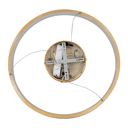 NEMESIS 61160 Μοντέρνο Κρεμαστό Φωτιστικό Οροφής LED 45W 5230lm 360° AC 220-240V IP20 Ρυθμιζόμενο Λευκό CCT με Χειριστήριο από 2700K έως 6000K Dimmable - Lumileds SMD Chip - Χρυσό Βούρτσας - Μ60 x Π60 x Υ4