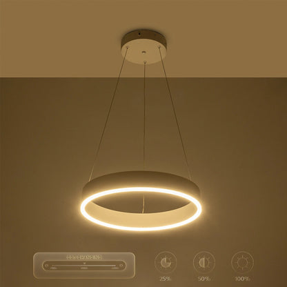 VENOM 61174 Μοντέρνο Κρεμαστό Φωτιστικό Οροφής LED 30W 3513lm 120° AC 220-240V IP20 Ρυθμιζόμενο Λευκό CCT με Χειριστήριο από 2700K έως 6000K Dimmable - Lumileds SMD Chip - Λευκό Ματ - Μ40 x Π40 x Υ6.5