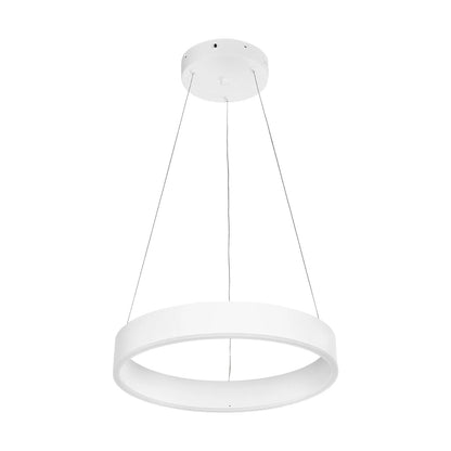 VENOM 61174 Μοντέρνο Κρεμαστό Φωτιστικό Οροφής LED 30W 3513lm 120° AC 220-240V IP20 Ρυθμιζόμενο Λευκό CCT με Χειριστήριο από 2700K έως 6000K Dimmable - Lumileds SMD Chip - Λευκό Ματ - Μ40 x Π40 x Υ6.5