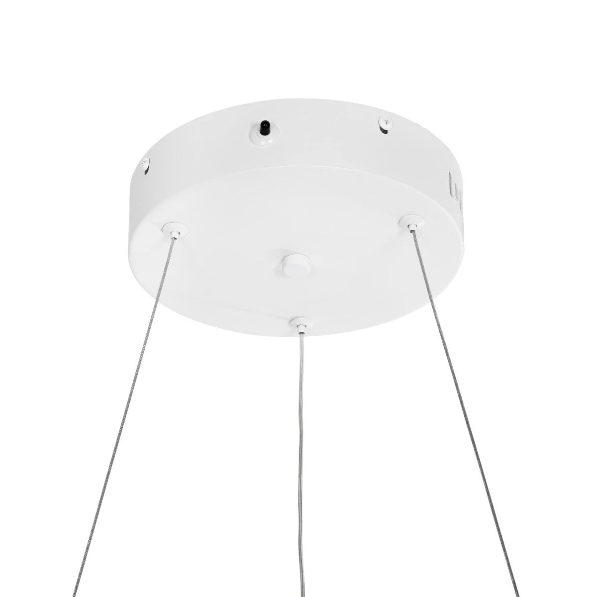 VENOM 61174 Μοντέρνο Κρεμαστό Φωτιστικό Οροφής LED 30W 3513lm 120° AC 220-240V IP20 Ρυθμιζόμενο Λευκό CCT με Χειριστήριο από 2700K έως 6000K Dimmable - Lumileds SMD Chip - Λευκό Ματ - Μ40 x Π40 x Υ6.5