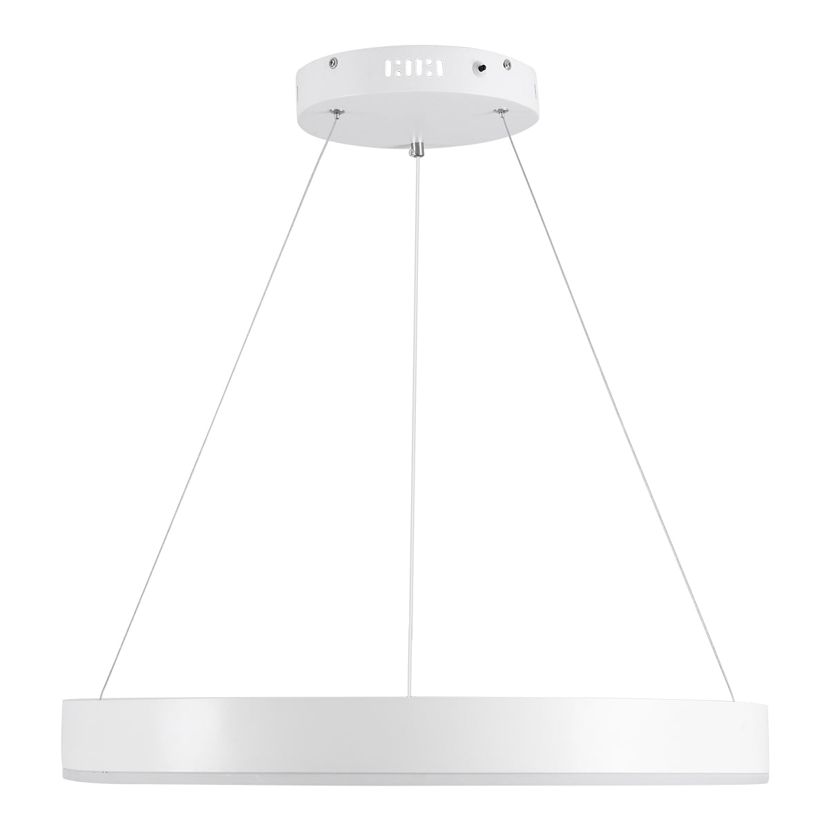 VENOM 61177 Μοντέρνο Κρεμαστό Φωτιστικό Οροφής LED 45W 5269lm 120° AC 220-240V IP20 Ρυθμιζόμενο Λευκό CCT με Χειριστήριο από 2700K έως 6000K Dimmable - Lumileds SMD Chip - Λευκό Ματ - Μ60 x Π60 x Υ6.5cm