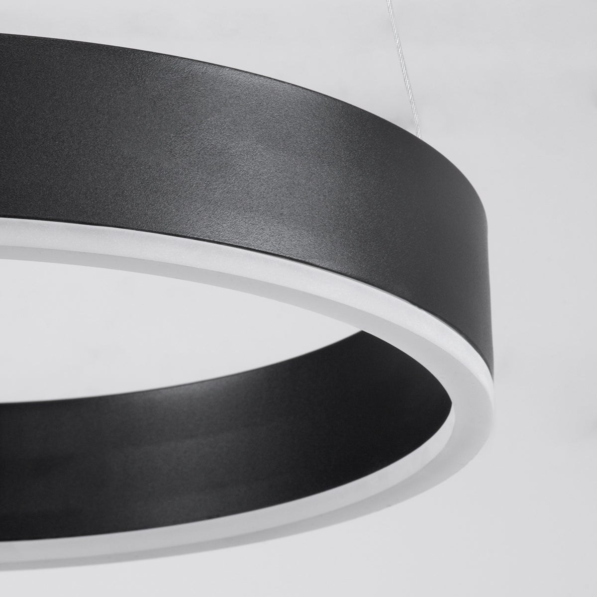 VENOM 61179 Μοντέρνο Κρεμαστό Φωτιστικό Οροφής LED 67W 7863lm 120° AC 220-240V IP20 Ρυθμιζόμενο Λευκό CCT με Χειριστήριο από 2700K έως 6000K Dimmable - Lumileds SMD Chip - Μαύρο Ματ - Μ80 x Π80 x Υ6.5