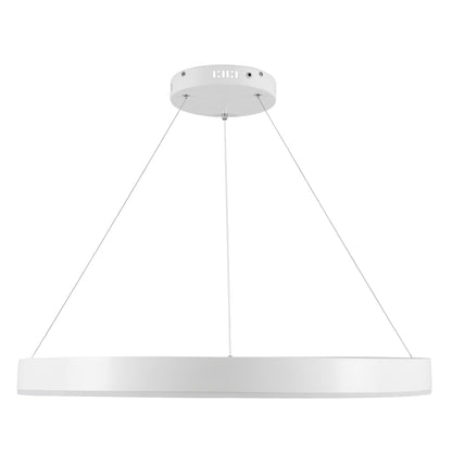 VENOM 61180 Μοντέρνο Κρεμαστό Φωτιστικό Οροφής LED 67W 7863lm 120° AC 220-240V IP20 Ρυθμιζόμενο Λευκό CCT με Χειριστήριο από 2700K έως 6000K Dimmable - Lumileds SMD Chip - Λευκό Ματ - Μ80 x Π80 x Υ6.5