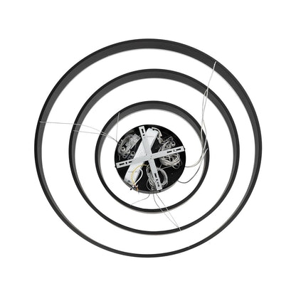 VENOM TRIO 61188 Μοντέρνο Κρεμαστό Φωτιστικό Οροφής LED 120W 14158lm 120° AC 220-240V IP20 Ρυθμιζόμενο Λευκό CCT με Χειριστήριο από 2700K έως 6000K Dimmable - Lumileds SMD Chip - Μαύρο Ματ - Μ80 x Π80 x Υ60