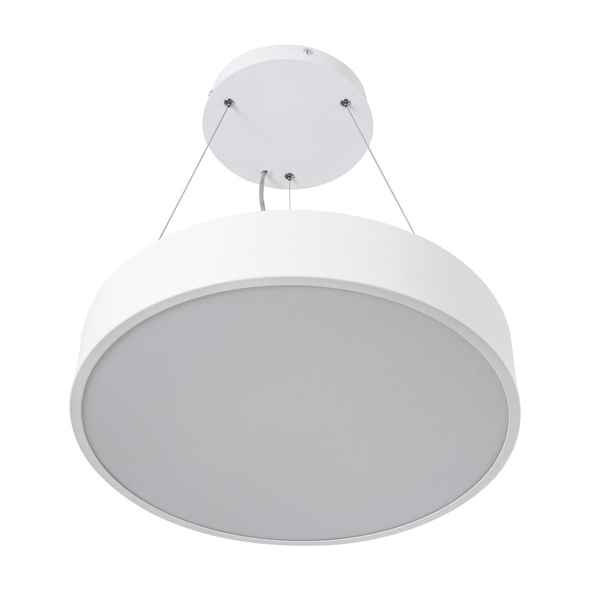 BURTON 61201-S Μοντέρνο Φωτιστικό Οροφής LED 67W 7370lm 120° AC 220-240V IP20 Ρυθμιζόμενο Λευκό CCT με Χειριστήριο από 2700K έως 6000K Dimmable - Lumileds SMD Chip - Λευκό Ματ - Μ40 x Π40 x Υ8